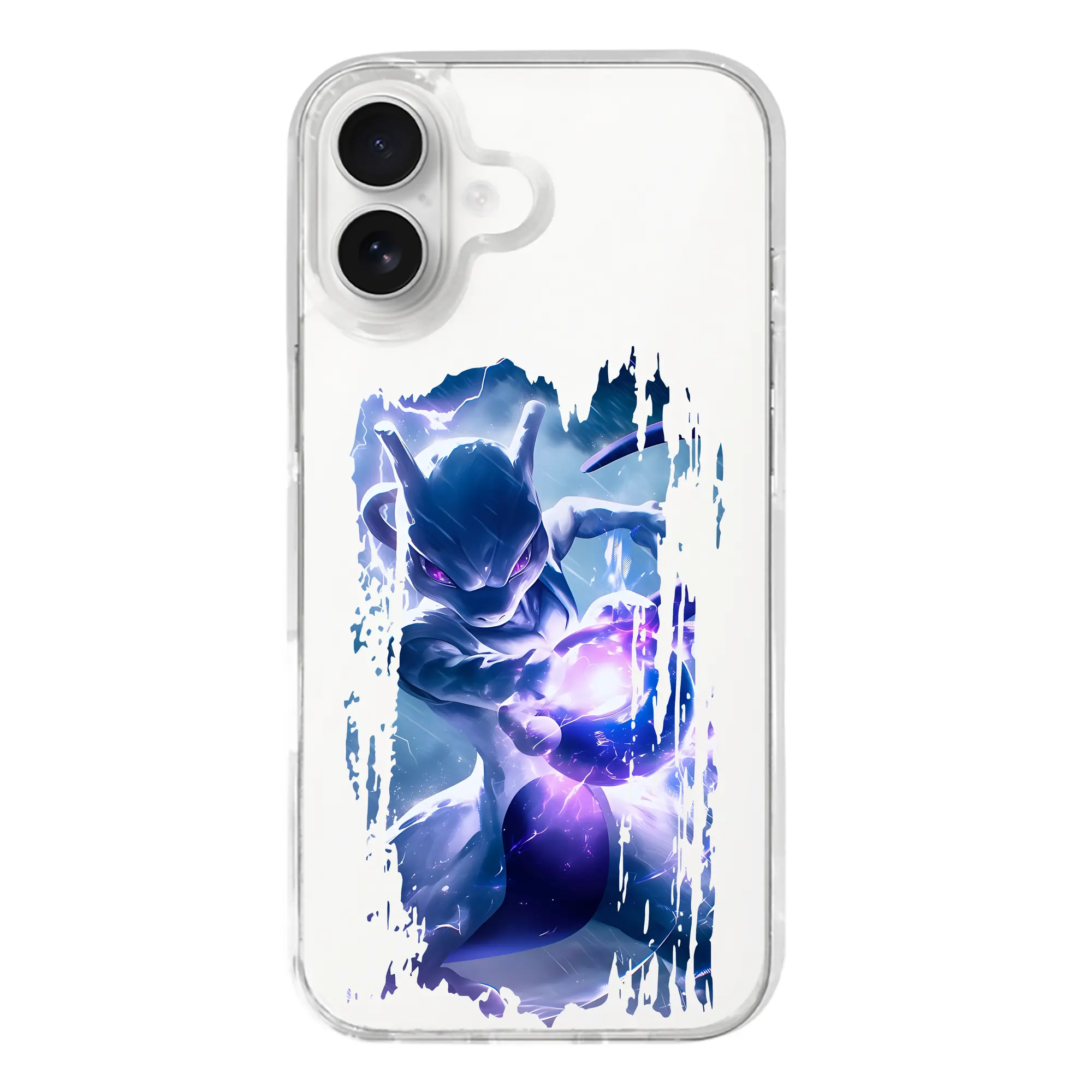 ポケモン グッズ,ミュウツー - iPhone 17シリーズ 透明スマホケース – 薄型・耐衝撃・精密フィット保護カバー